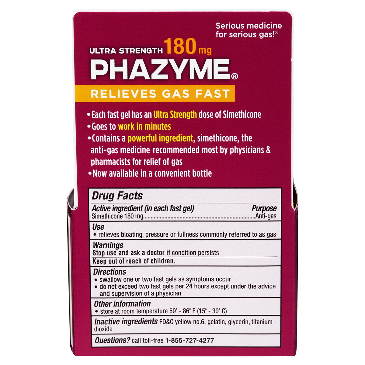 slide 2 of 2, Phazyme Anti-Gas Relief Softgels, 48 ct