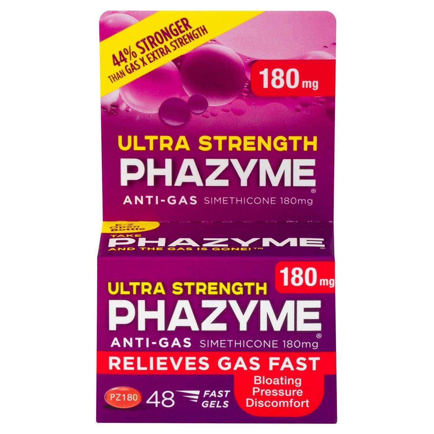 slide 1 of 2, Phazyme Anti-Gas Relief Softgels, 48 ct