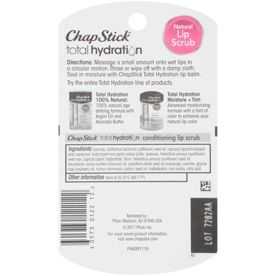 slide 6 of 7, ChapStick Total Hydration Conditioning Lip Scrub - Sugar Plum, 1 ct