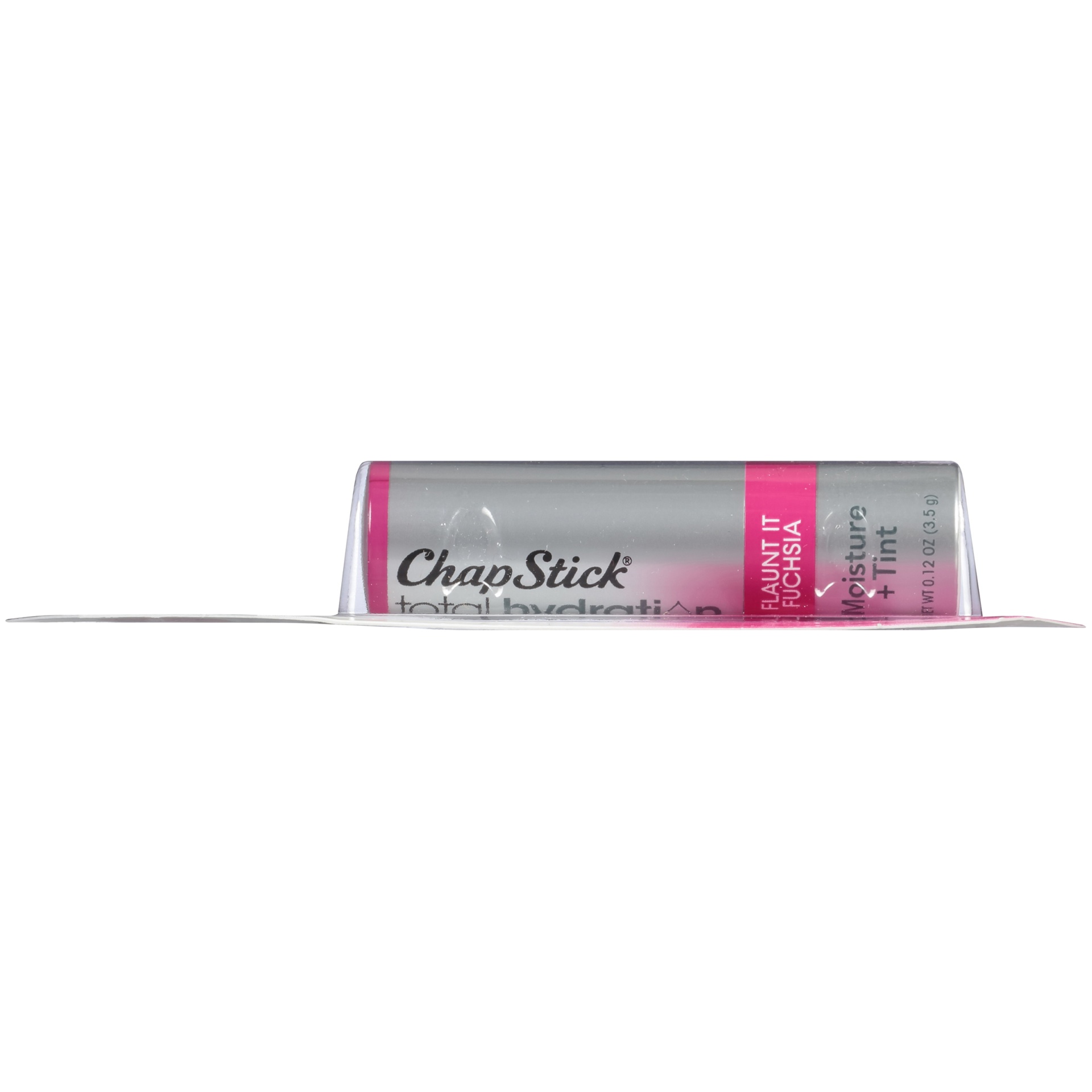 slide 3 of 5, ChapStick Total Hydration Tinted Lip Moisturizer, Flaunt It Fuchsia, 1 ct