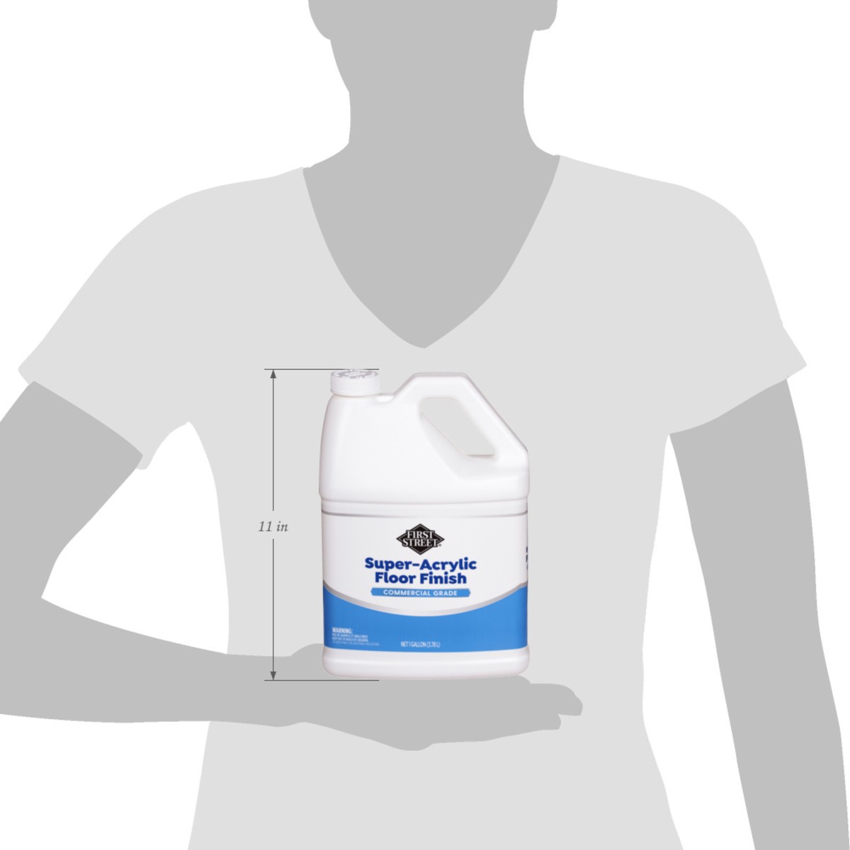 slide 11 of 12, Cb24 First Street Super Acrylic Floor Finish, 1 gal