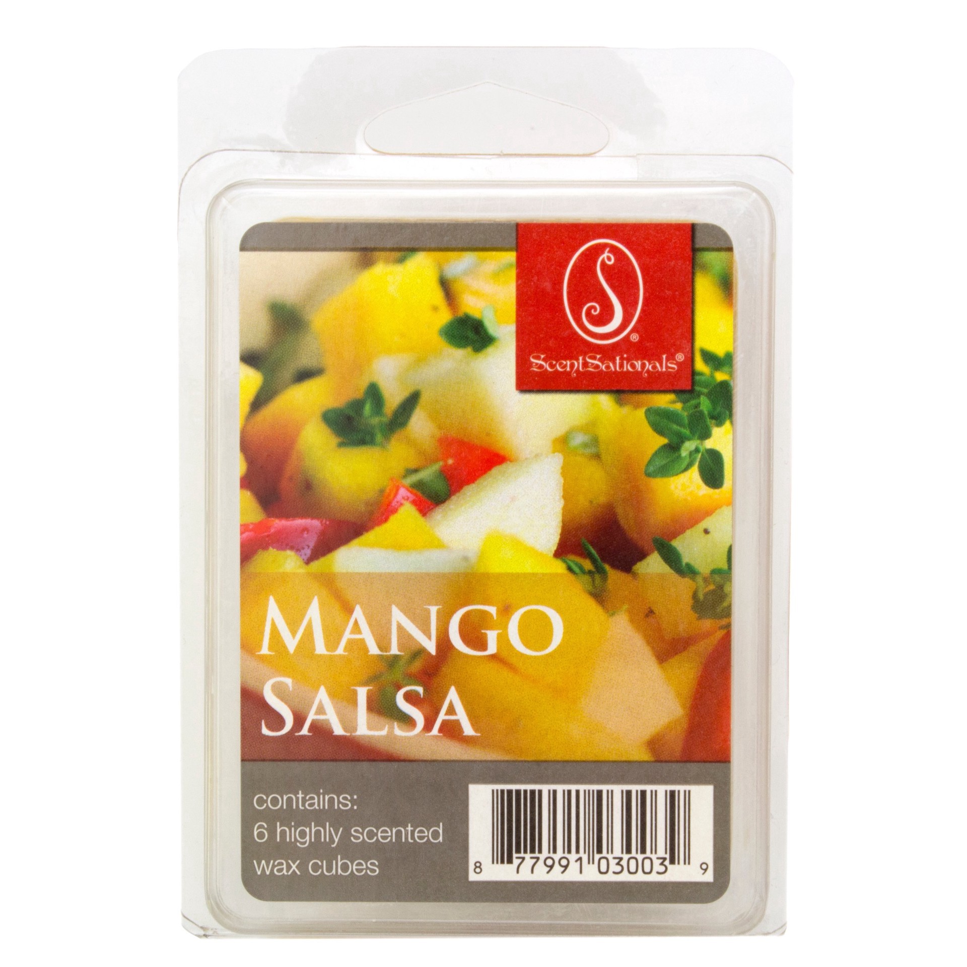 slide 1 of 1, ScentSationals Mango Salsa Wax Fragrance Cubes, 1 ct