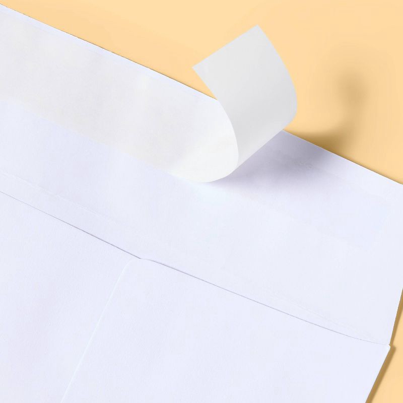 slide 2 of 3, 30ct 6" x 9" Press and Seal Envelopes White - up&up™: Self-Seal Mailing, Paper, Gummed Flap, Size 9, 30 Pack, 30 ct