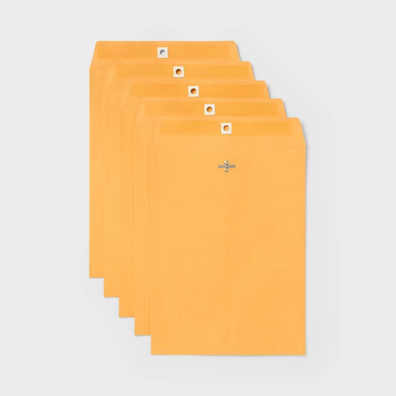 slide 3 of 3, 20ct 9" x 12" Clasp Closure Manila Envelopes - up&up™: Beige Paper, Mailing Packaging, Stationery, Office Supplies, 20 ct