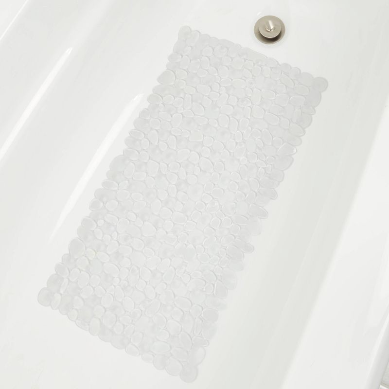 slide 3 of 5, Pebble Bath Mat Clear - Room Essentials™, 1 ct