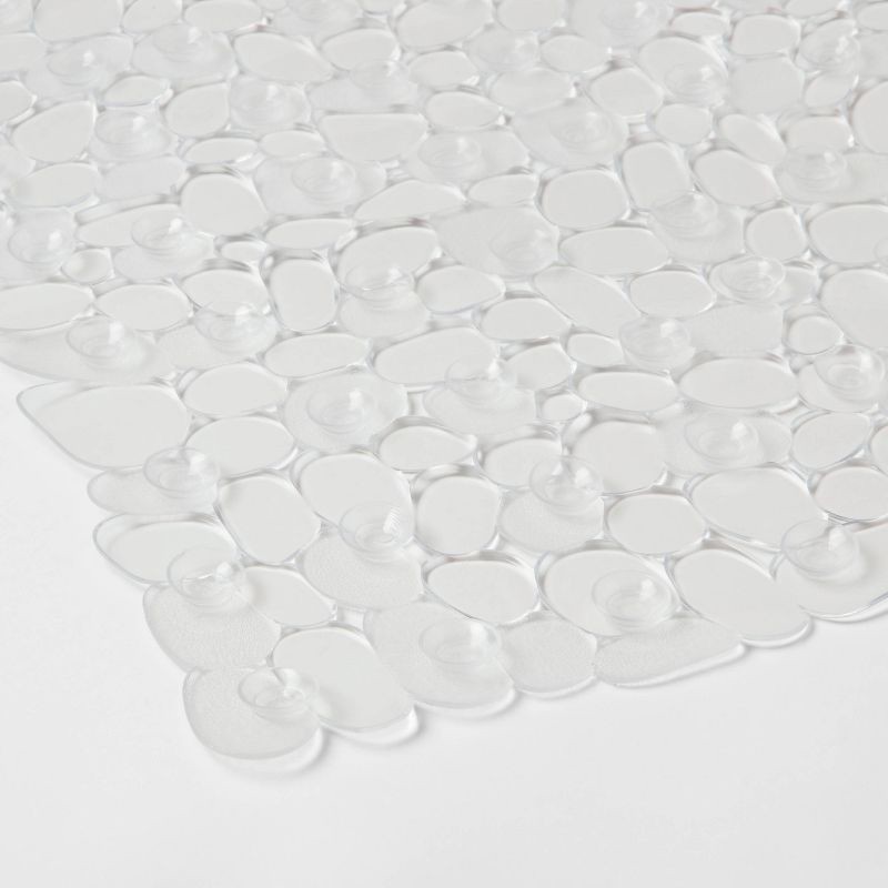 slide 5 of 5, Pebble Bath Mat Clear - Room Essentials™, 1 ct