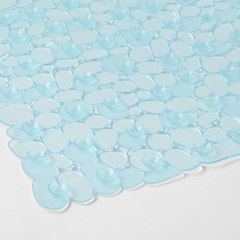 slide 5 of 5, Pebble Bath Mat Blue - Room Essentials™, 1 ct