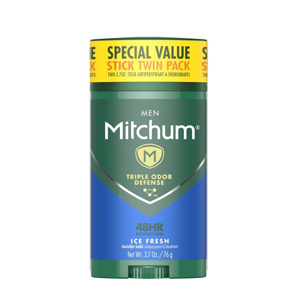 slide 5 of 5, Mitchum Ice Fresh Antiperspirant And Deodorant Stick, 2 ct; 5.4 oz