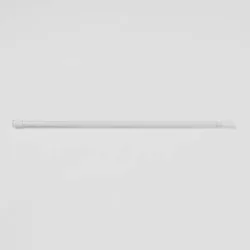 72" Shower Tension Rod White - Room Essentials™: Adjustable, Metal, Powder-Coated, 1-Year Warranty