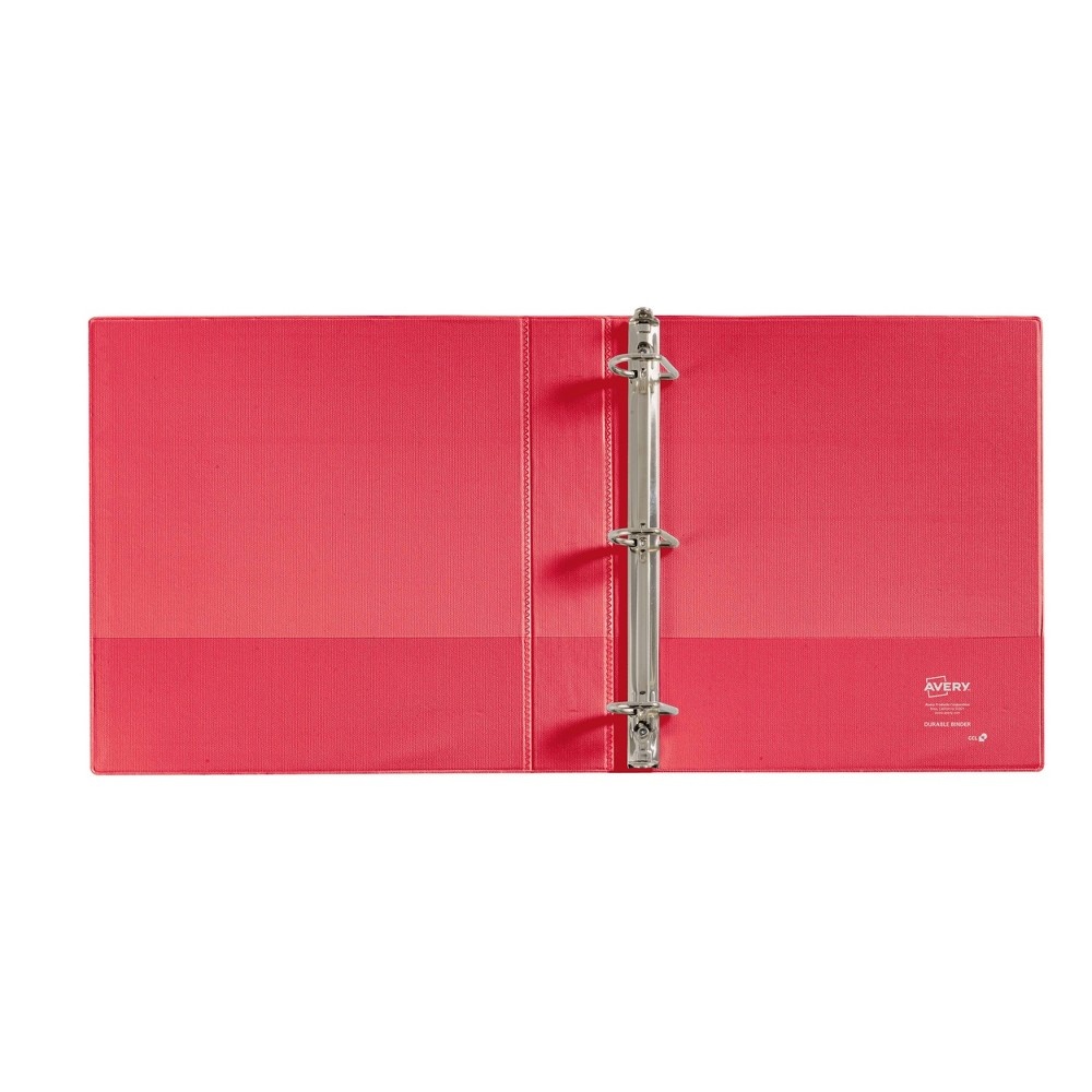 slide 3 of 6, 1.5" Slant Rings Capacity Durable View Binder Pink - Avery, 1 ct