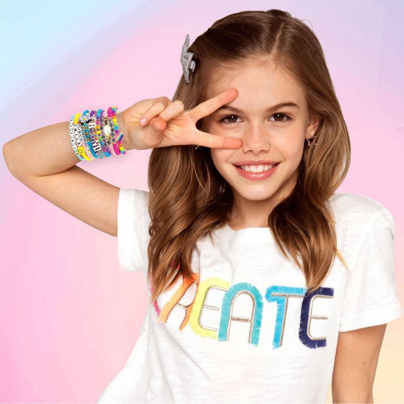 slide 4 of 5, Word Wear Personalized Jewelry Making Set - It's So Me: Bracelet & Friendship Kit for Girls, 1175 Pieces, Beads & Charms, 1175 ct