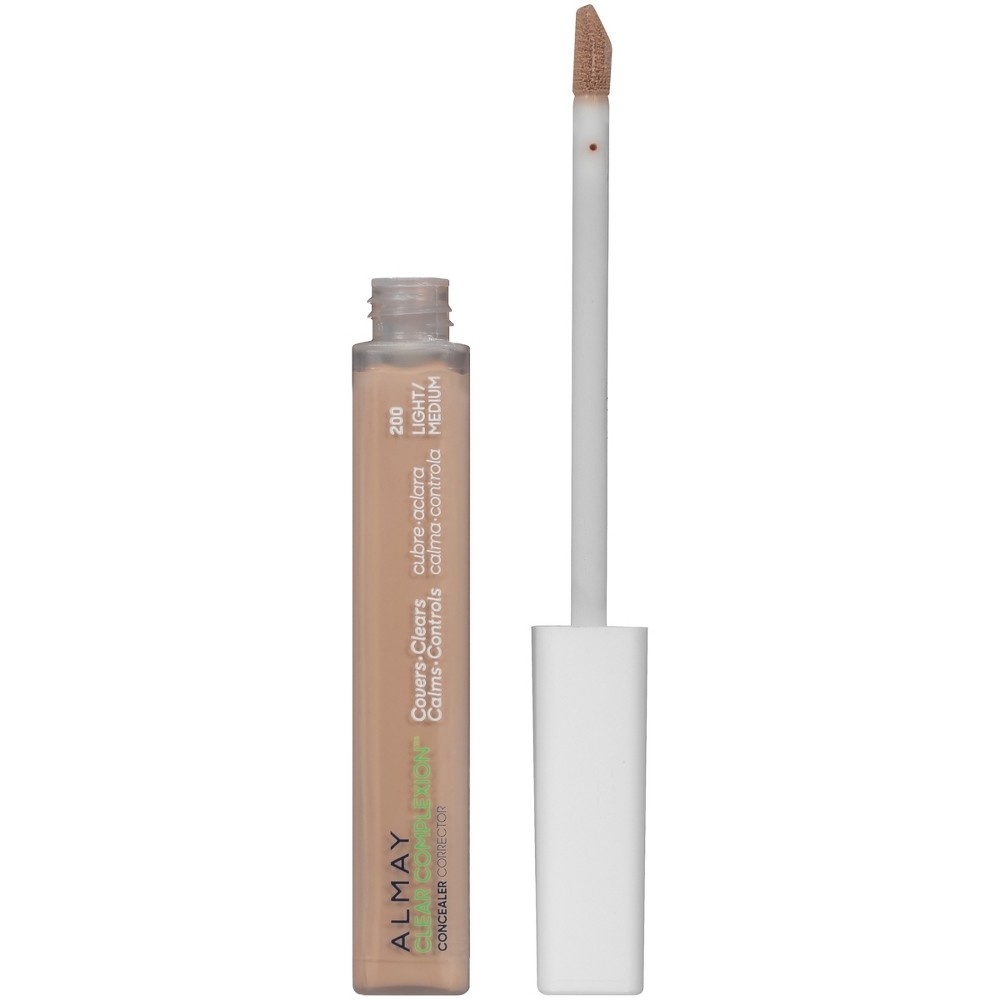 slide 2 of 6, Almay Clear Complexion Concealer with Salicylic Acid - 200 Light/Medium - 0.18 fl oz, 1 ct