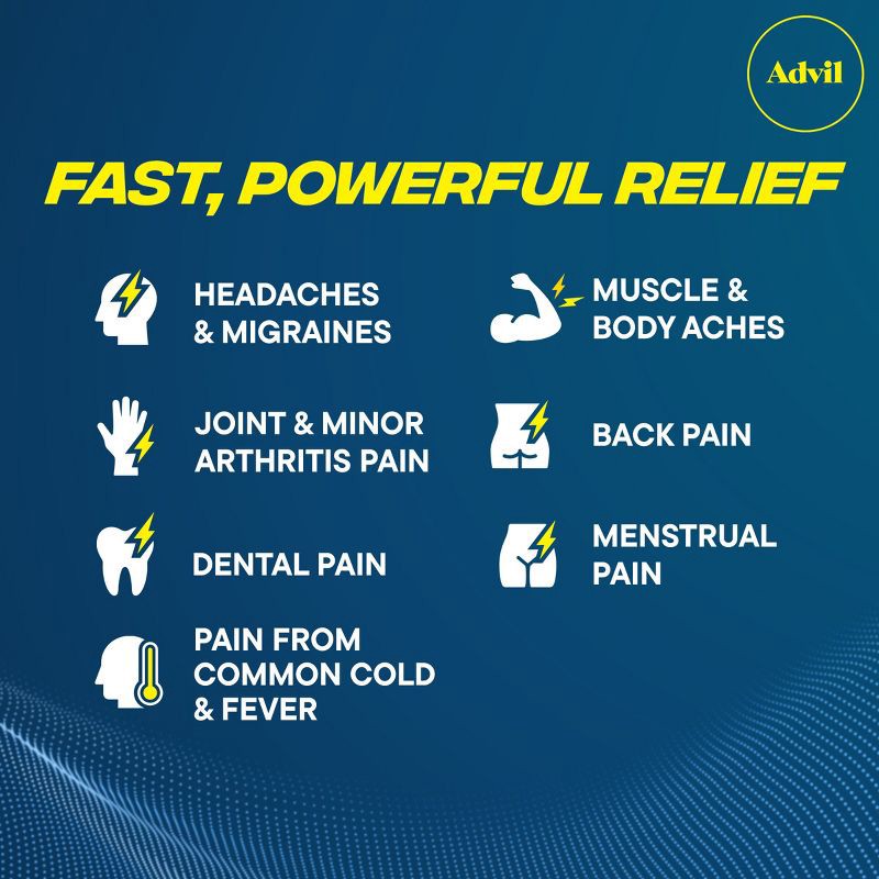 slide 3 of 14, Advil Pain Reliever/Fever Reducer Tablets - Ibuprofen (NSAID) - 200ct, 200 ct