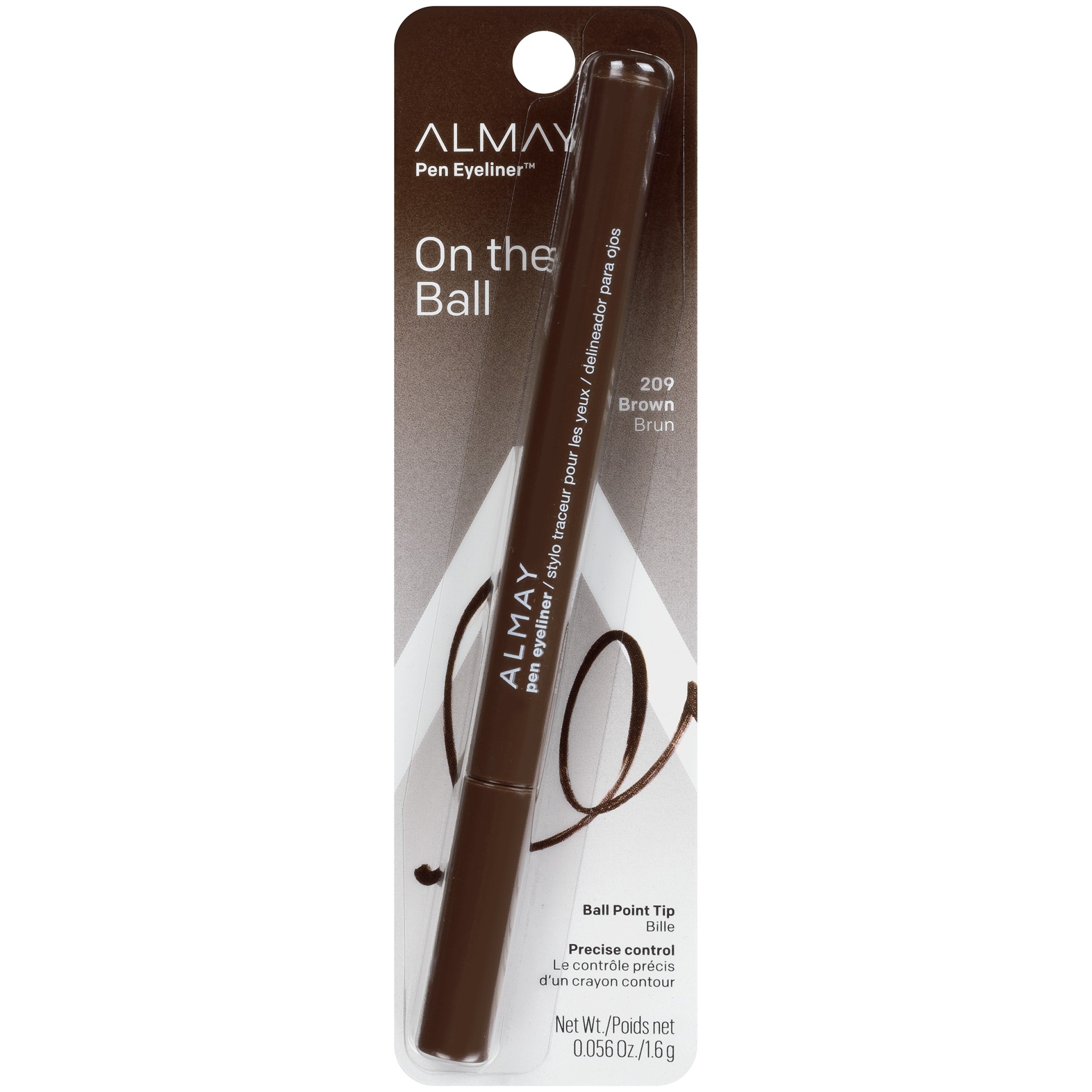 slide 1 of 3, Almay Pen Eyeliner Pen - 209 Brown - 0.056oz, 0.056 oz