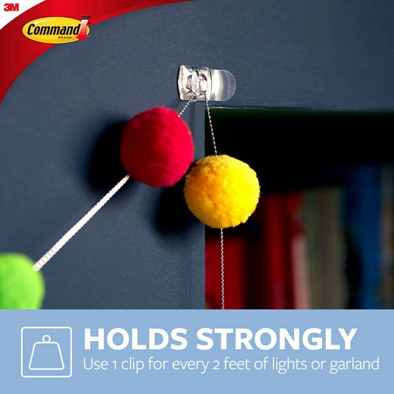 slide 3 of 11, Command Refill Strips Tape: 3M Command Hook Refills, Adhesive Hooks, White, 16 Pack, 4 lb Capacity, 16 ct; 4 lb