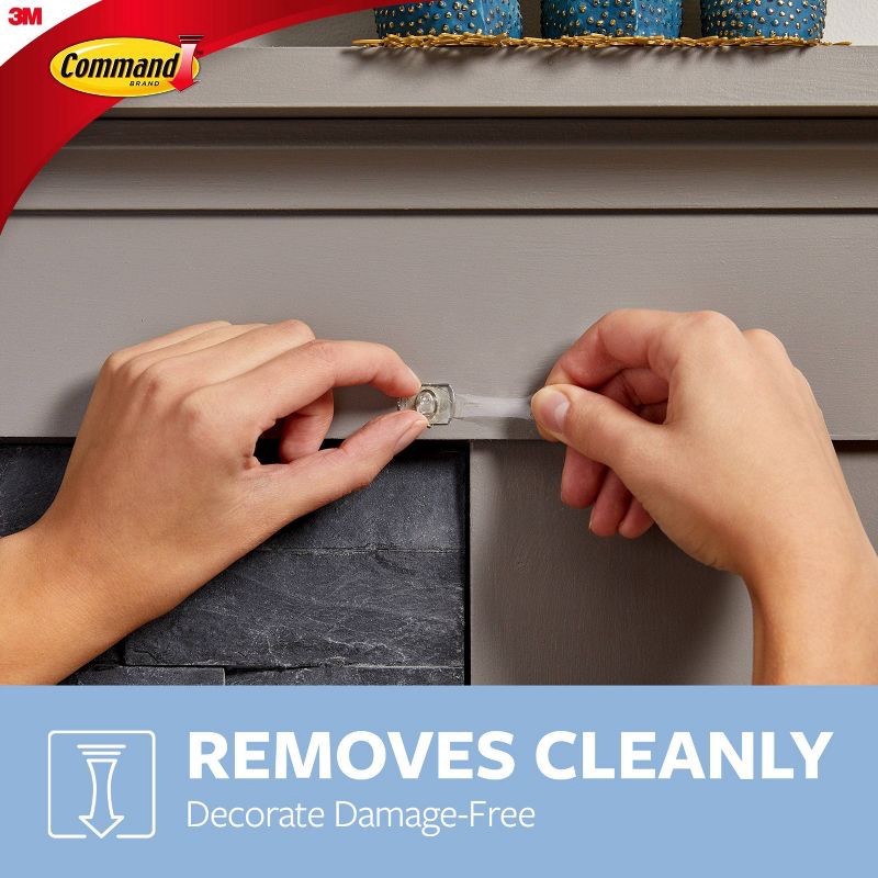 slide 4 of 11, Command Refill Strips Tape: 3M Command Hook Refills, Adhesive Hooks, White, 16 Pack, 4 lb Capacity, 16 ct; 4 lb