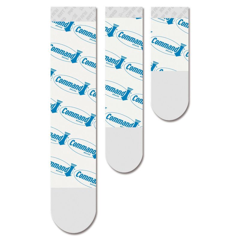 slide 8 of 11, Command Refill Strips Tape: 3M Command Hook Refills, Adhesive Hooks, White, 16 Pack, 4 lb Capacity, 16 ct; 4 lb