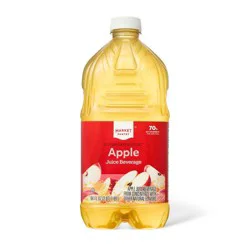 Reduced Sugar Apple Juice - 64 fl oz Bottle - Market Pantry™