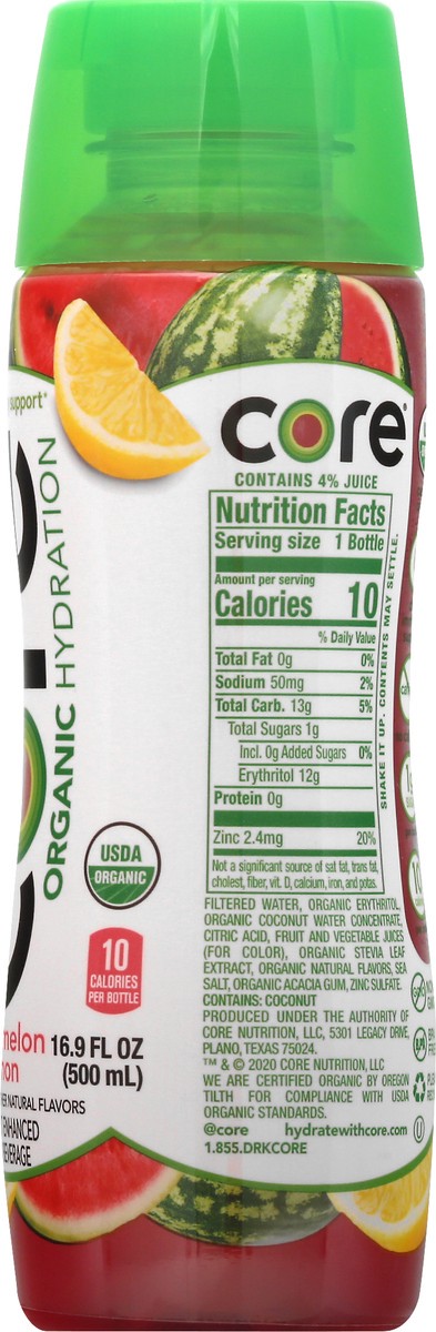 slide 13 of 13, Core Organic Watermelon Lemonade, 16.9 fl oz