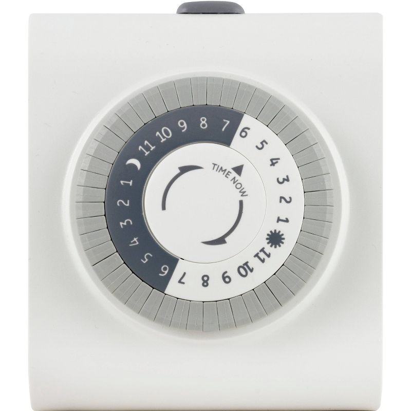 slide 7 of 7, General Electric GE Indoor Mechanical Timer 24hr with 2 Outlets, 1 ct