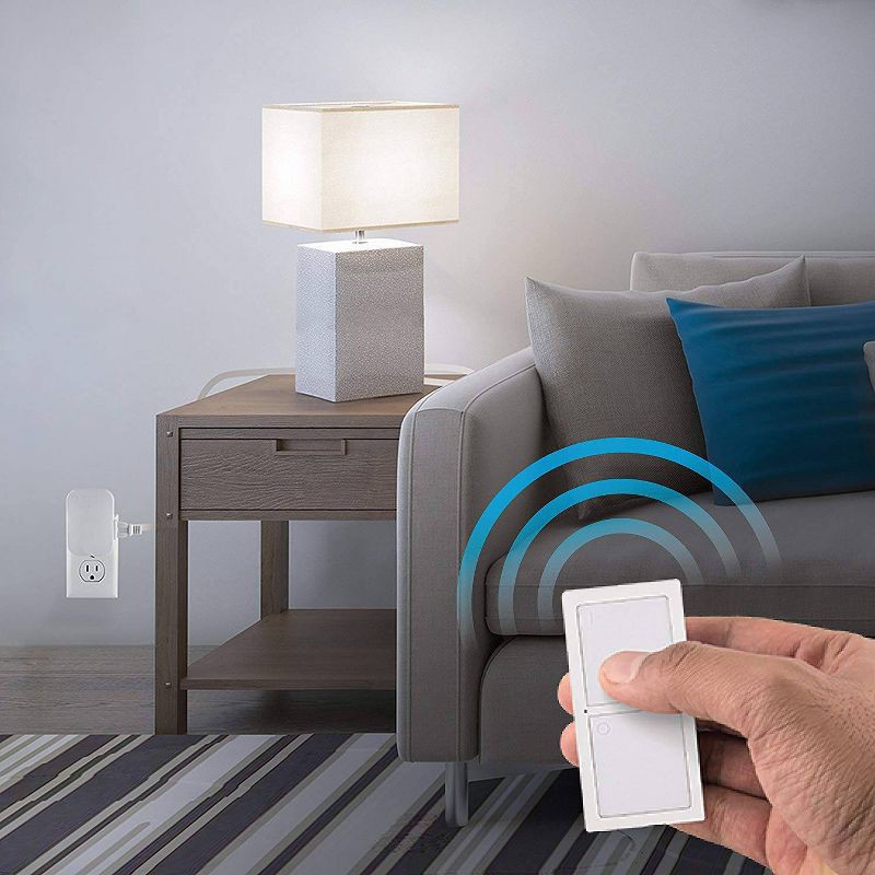 slide 4 of 6, General Electric GE mySelectSmart Wireless Remote Control Light Switch 1 Outlet White, 1 ct