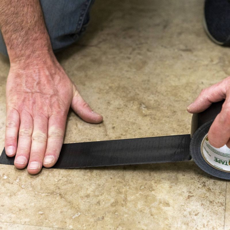 slide 6 of 10, Duck 1.88" x 20yd Duct Industrial Tape Black: Heavy Duty Adhesive, General Use, 60ft Length, 60 ft
