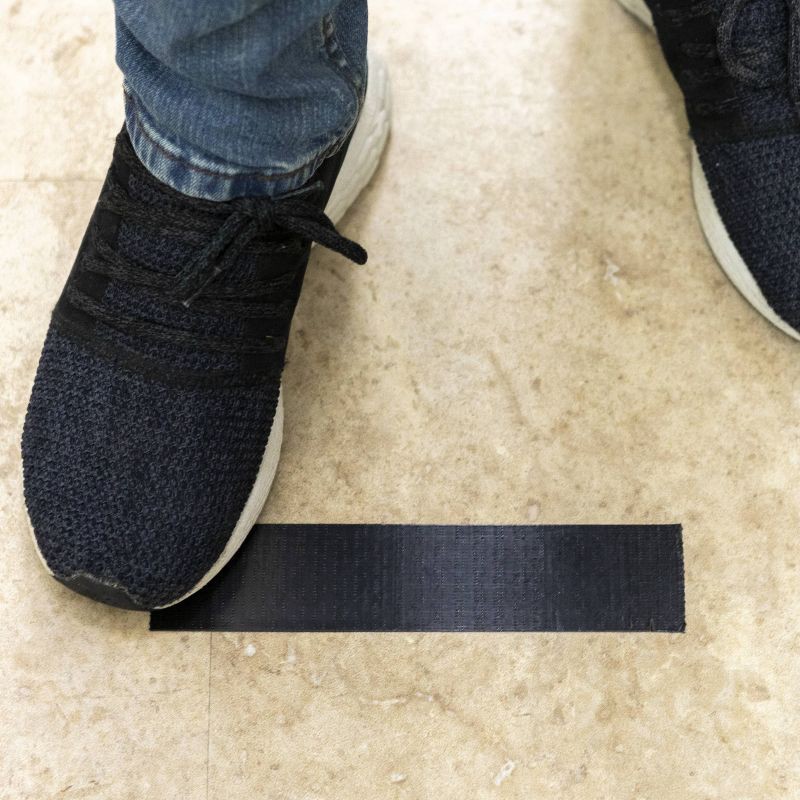 slide 7 of 10, Duck 1.88" x 20yd Duct Industrial Tape Black: Heavy Duty Adhesive, General Use, 60ft Length, 60 ft