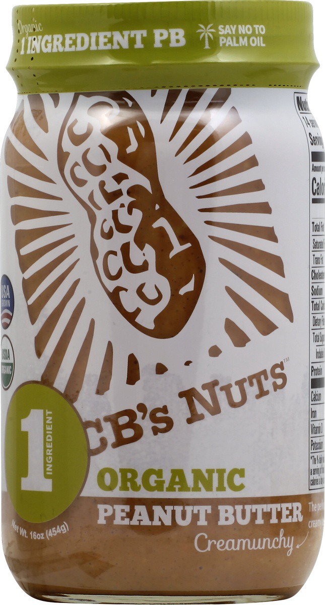 slide 4 of 7, CB's Nuts Peanut Butter Org, 16 oz