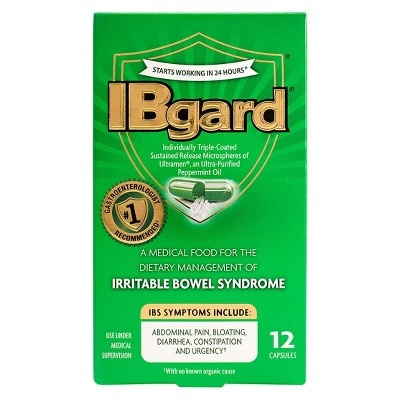 slide 1 of 7, IBgard Diarrhea Treatment Capsules - 12ct, 12 ct