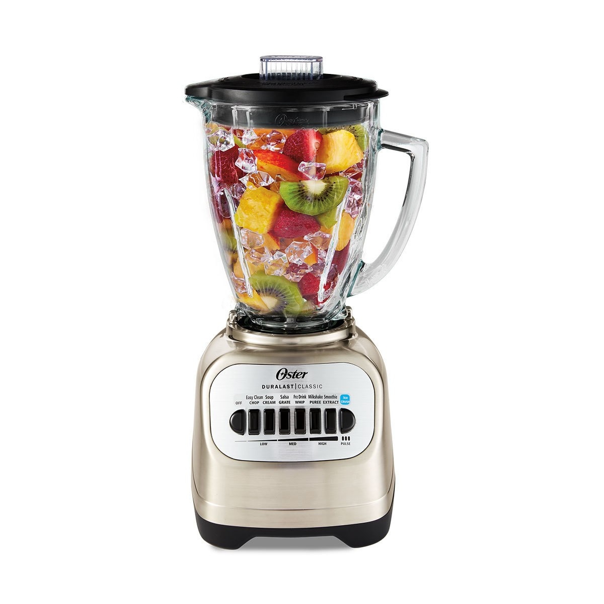 slide 1 of 4, Oster Classic Series Blender With Travel Smoothie Cup - Chrome BLSTCG-CBG-000, 1 ct