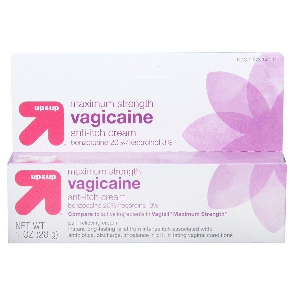slide 2 of 4, up & up Vagicaine Maximum Strength Cream, 1 oz