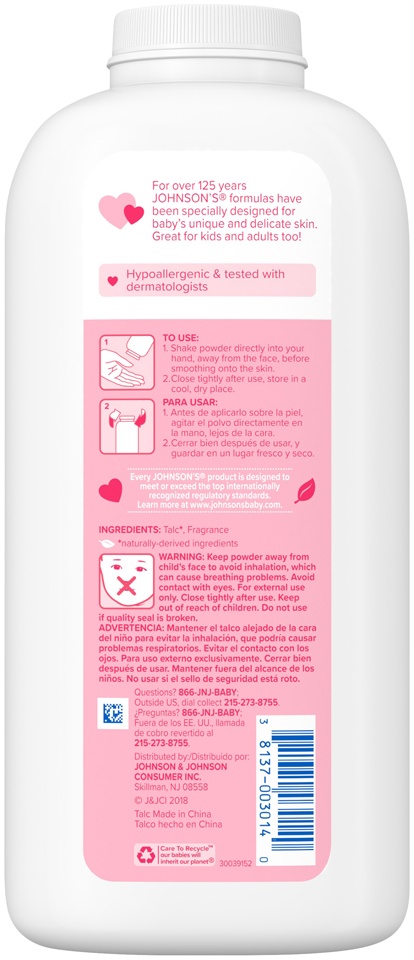 slide 6 of 6, Johnson's Baby Powder, 22 oz