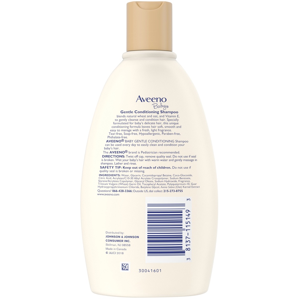 slide 6 of 6, Aveeno Baby Gentle Conditioning Shampoo, 12 fl oz