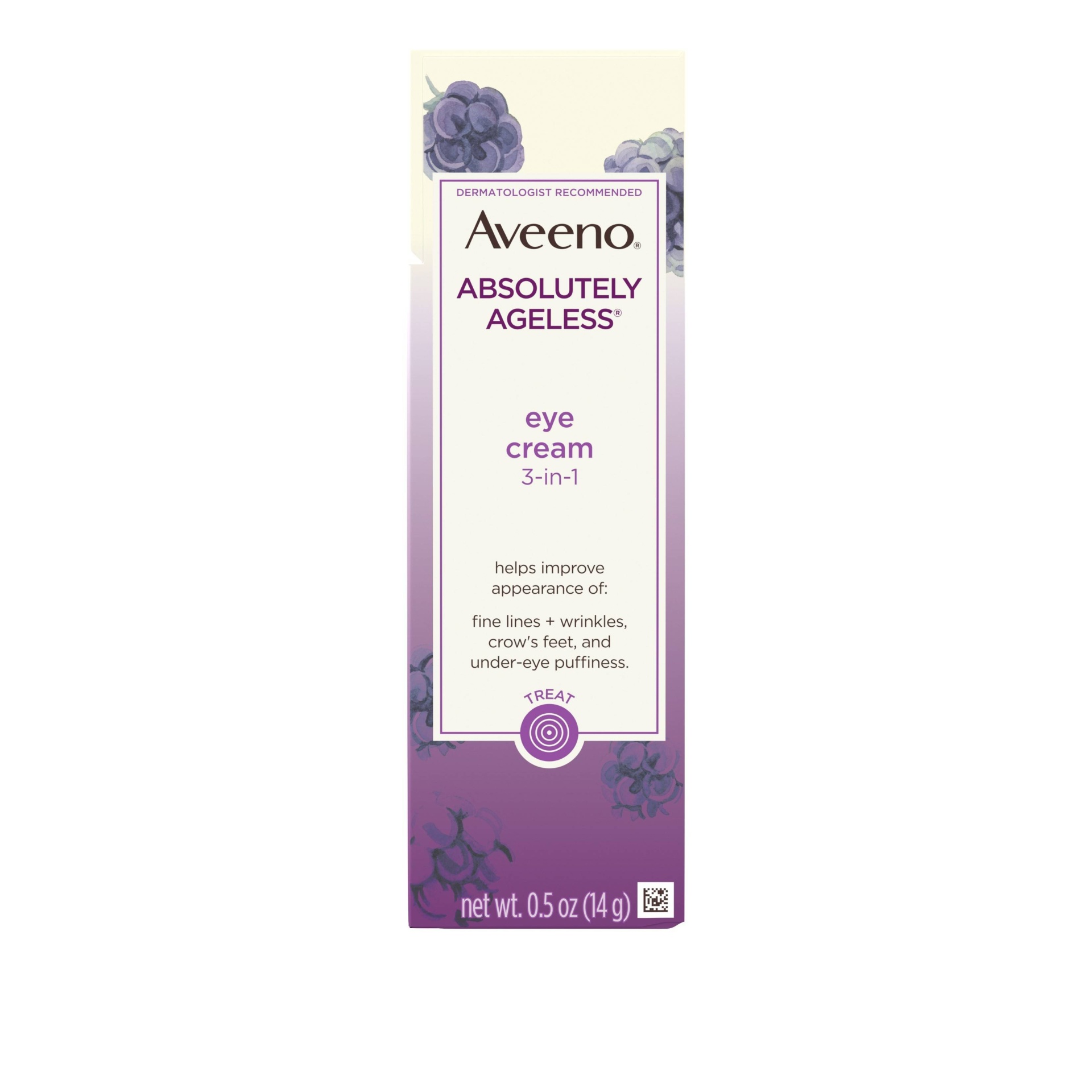 slide 1 of 6, Aveeno Absolutely Ageless Under Eye Cream, 0.5 oz