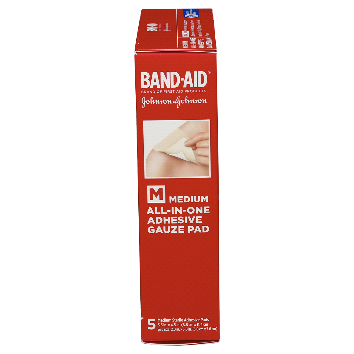 slide 9 of 14, BAND-AID Medium Sterile Adhesive Pads, 5 ct