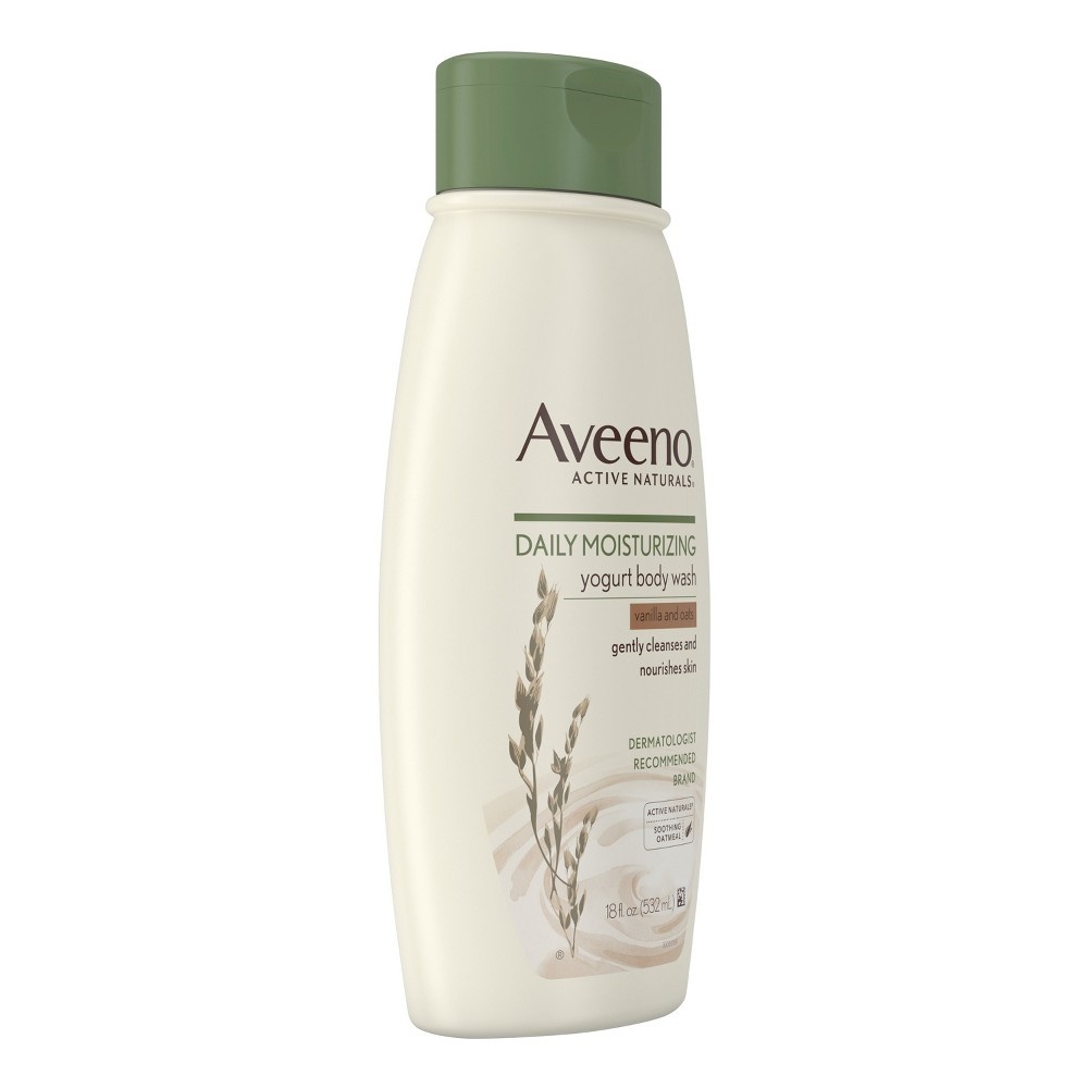 slide 7 of 8, Aveeno Daily Moisturizing Yogurt Body Wash, 18 oz