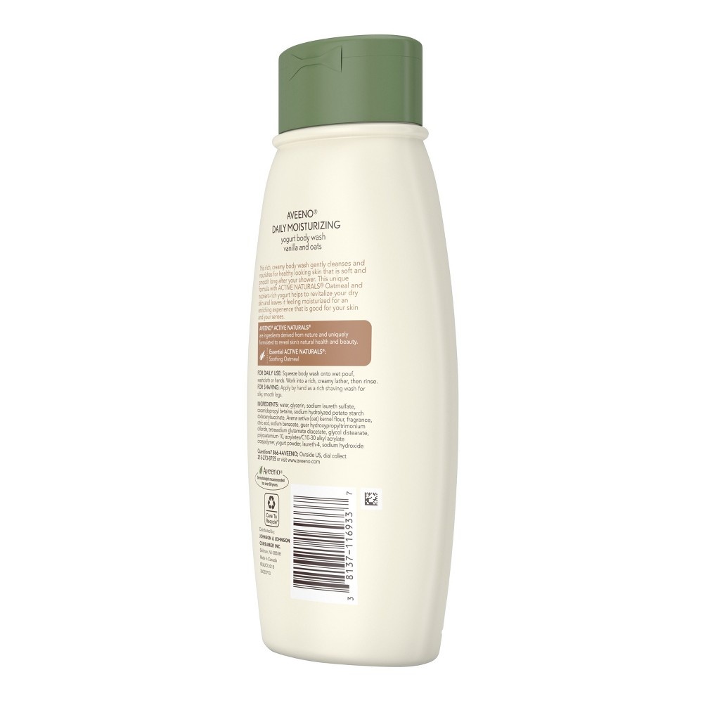 slide 2 of 8, Aveeno Daily Moisturizing Yogurt Body Wash, 18 oz