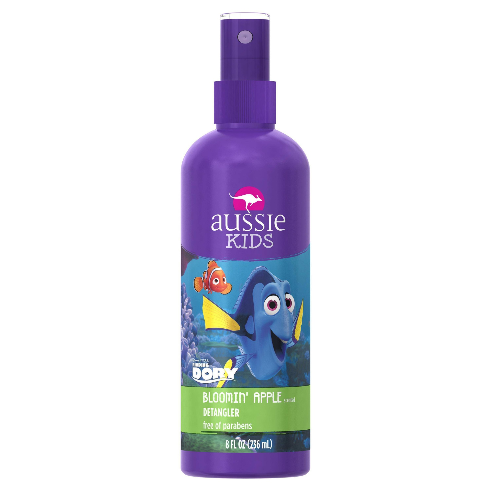 slide 1 of 5, Aussie Kids Bloomin' Apple Detangler, 8 fl oz