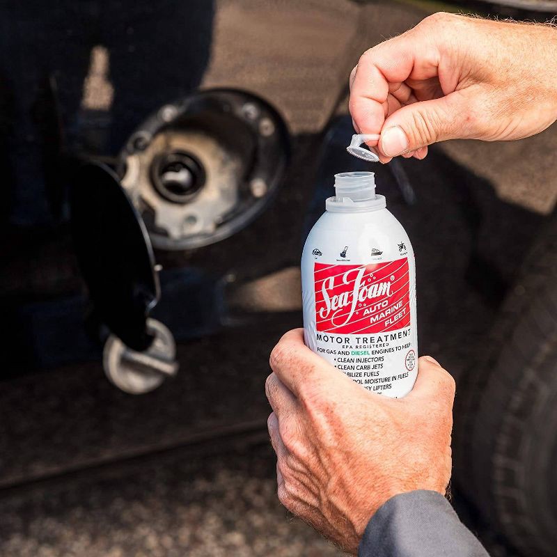 slide 3 of 5, Sea-Foam 16oz Motor Treatment: Fuel & Emissions Additive, Engine & Gas Treatment, Automotive Fluids by Sea Foam, 16 oz