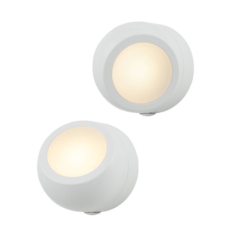 slide 1 of 6, Energizer 2pk Rotating Guide LED Nightlight, 2 ct