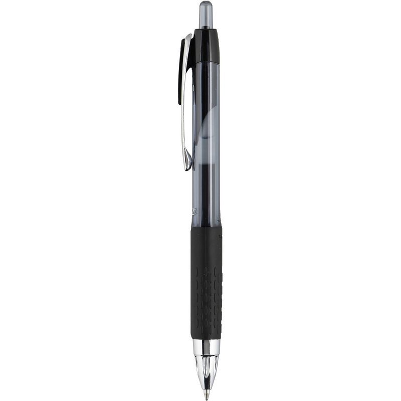 slide 3 of 10, uniball Retractable 207 Black Gel Pens 2ct Click Top 0.7mm Medium Point Pen, 2 ct