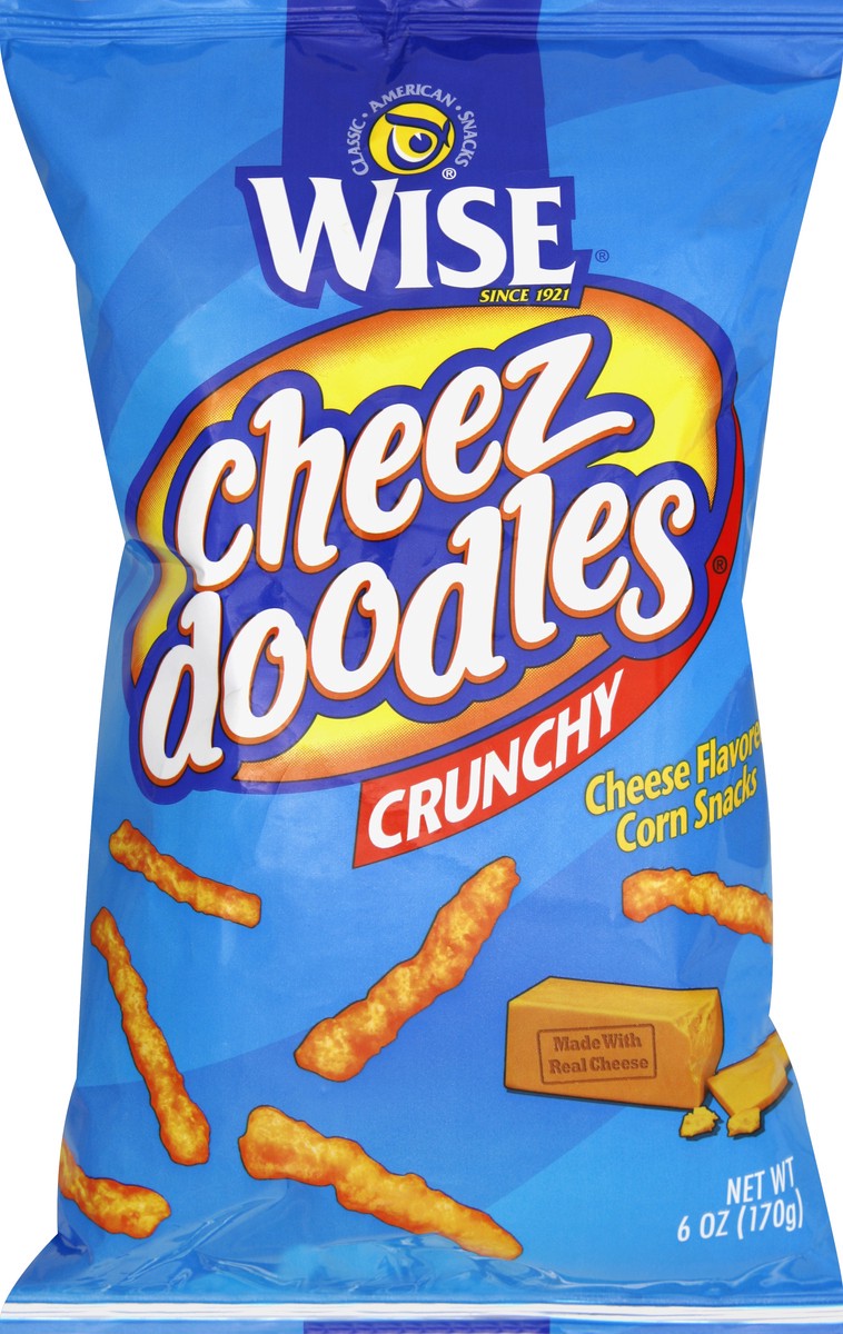 slide 2 of 5, Wise Cheez Doodles 6 oz, 6 oz