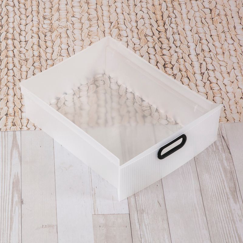 slide 8 of 12, Sterilite Ultra 3 Drawer Storage Cart Black: Plastic Utility Drawers with Casters, Portable Universal Storage, No Assembly Required, 1 ct