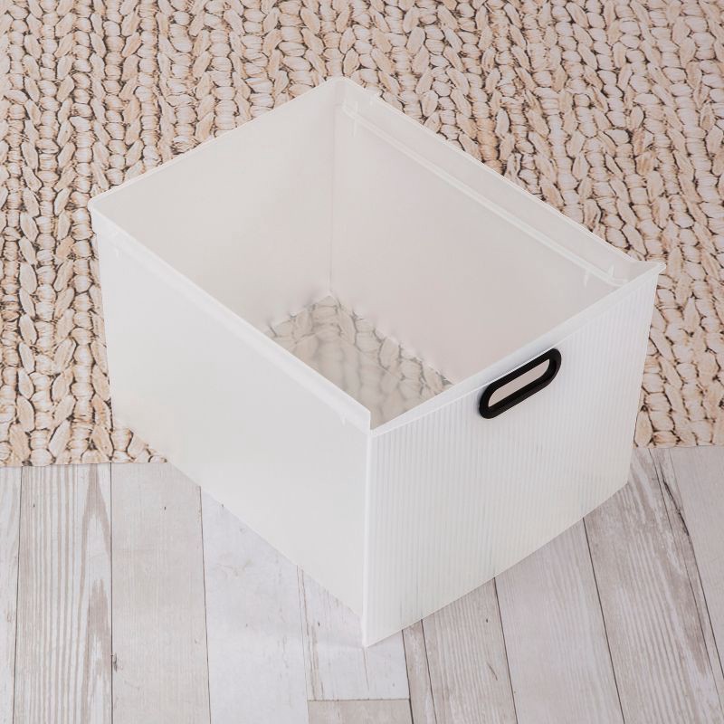 slide 9 of 12, Sterilite Ultra 3 Drawer Storage Cart Black: Plastic Utility Drawers with Casters, Portable Universal Storage, No Assembly Required, 1 ct