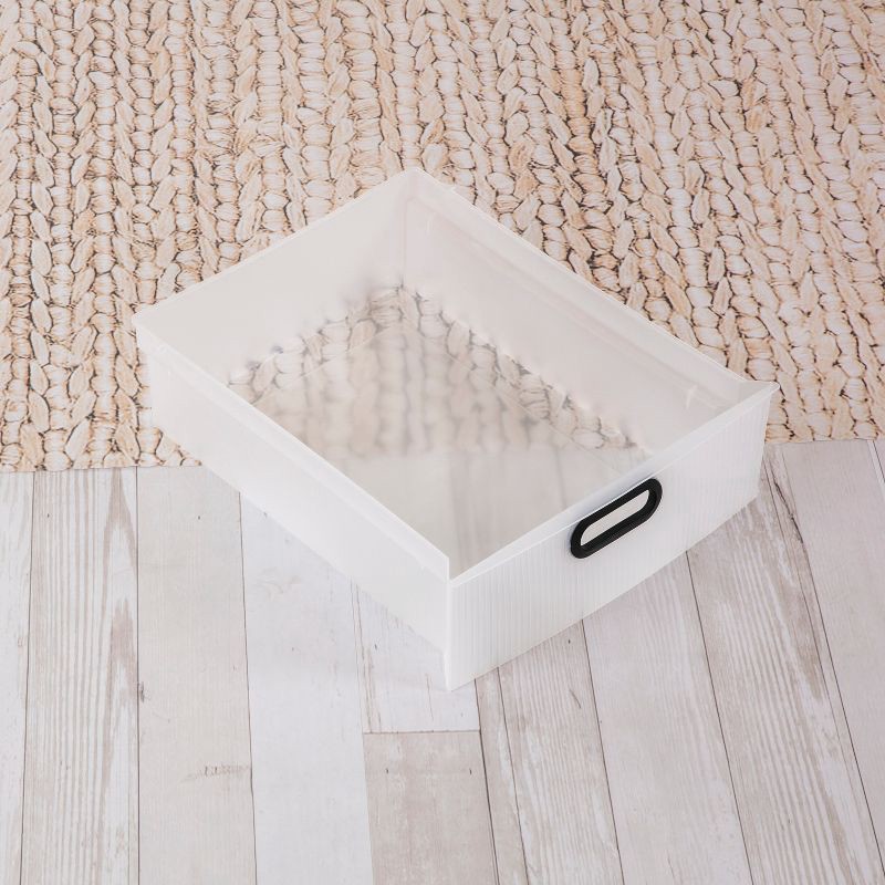 slide 10 of 12, Sterilite Ultra 3 Drawer Storage Cart Black: Plastic Utility Drawers with Casters, Portable Universal Storage, No Assembly Required, 1 ct