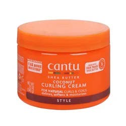 Cantu Natural Hair Coconut Curling Cream with Shea Butter - 12oz