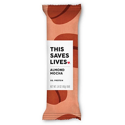 slide 1 of 1, This Bar Saves Lives Almond Mocha Bar, 1 ct