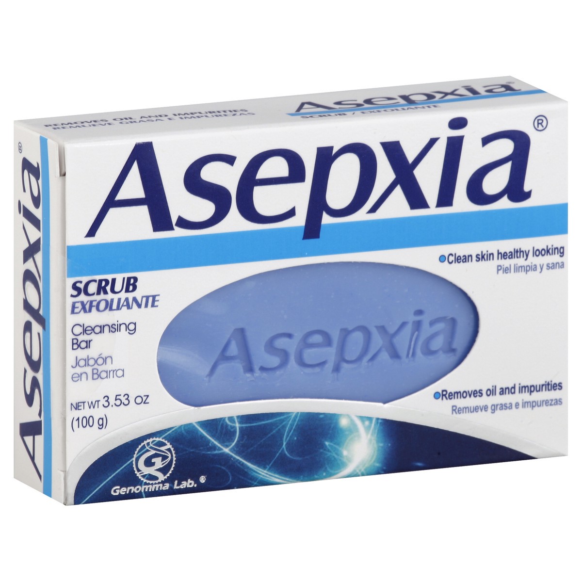 slide 3 of 5, Asepxia Soap Blue Cleansing Bar In A Box, 3.52 oz