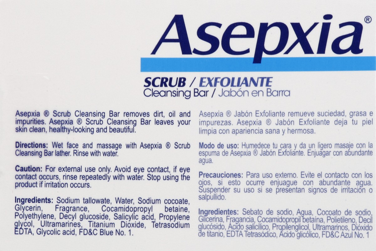 slide 5 of 5, Asepxia Soap Blue Cleansing Bar In A Box, 3.52 oz