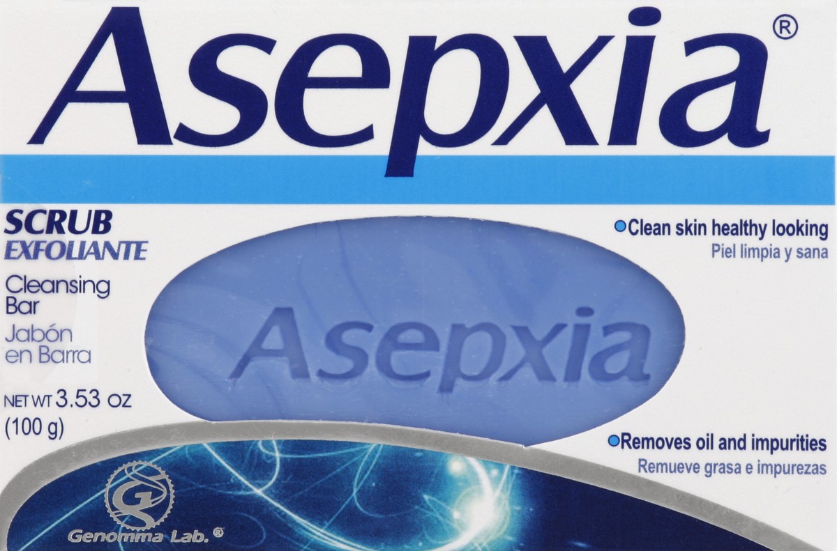 slide 1 of 5, Asepxia Soap Blue Cleansing Bar In A Box, 3.52 oz